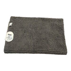 Threshold Reversible Performance Bath Rug Runner 22 x60 Gray